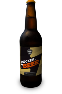 Rocker beer. Cerveza Juniper Abbey